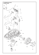 Husqvarna 591125703 onderdelentekening - positie 11