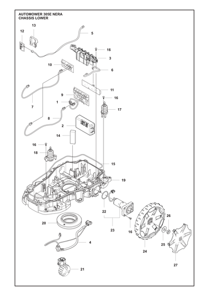 Husqvarna 591125703 onderdelentekening - positie 11
