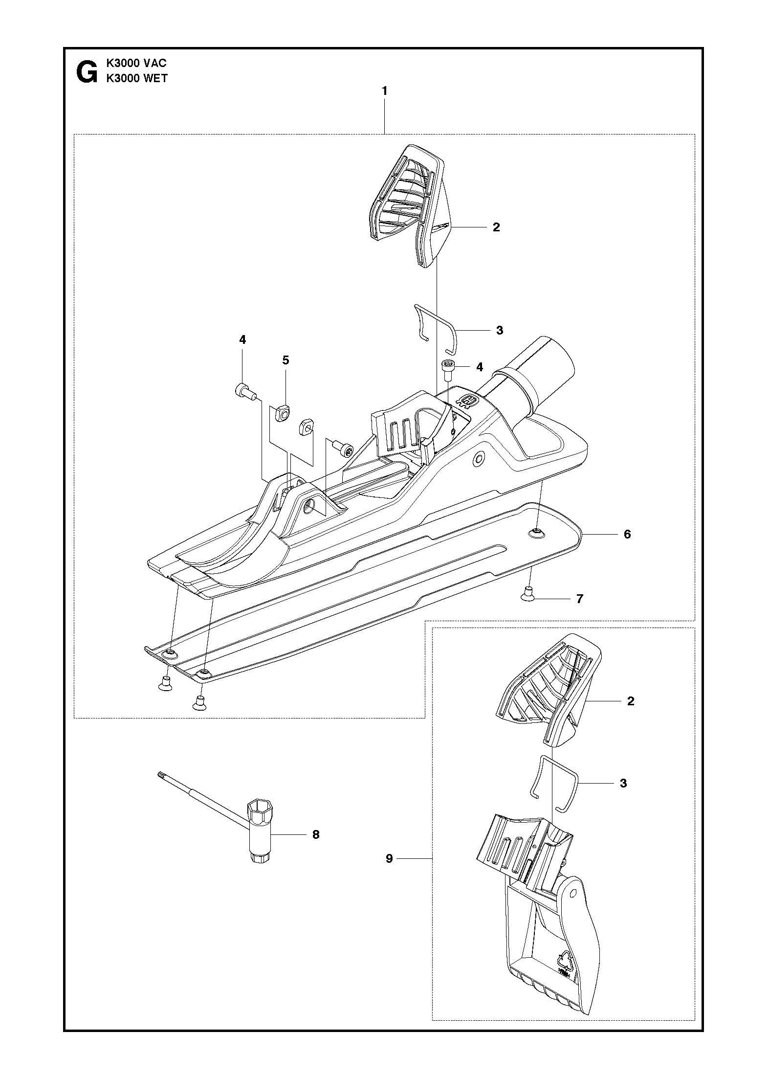 Husqvarna 503215311 onderdelentekening - positie 4