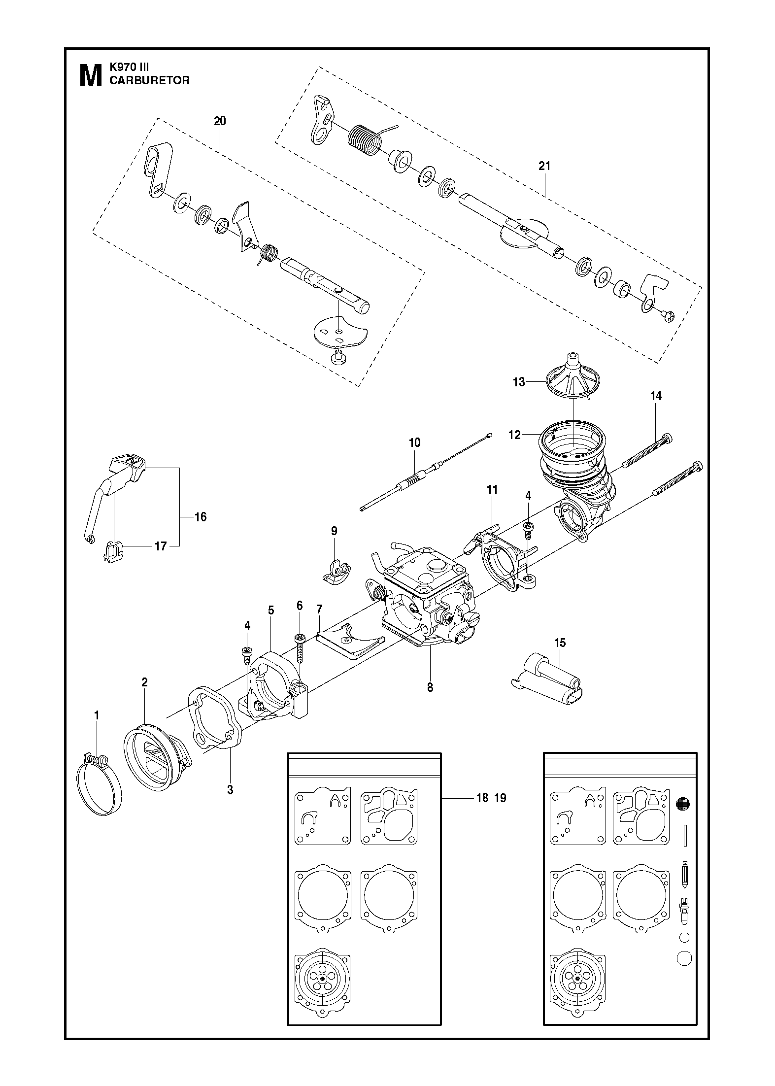 Husqvarna 510243901 onderdelentekening - positie 13