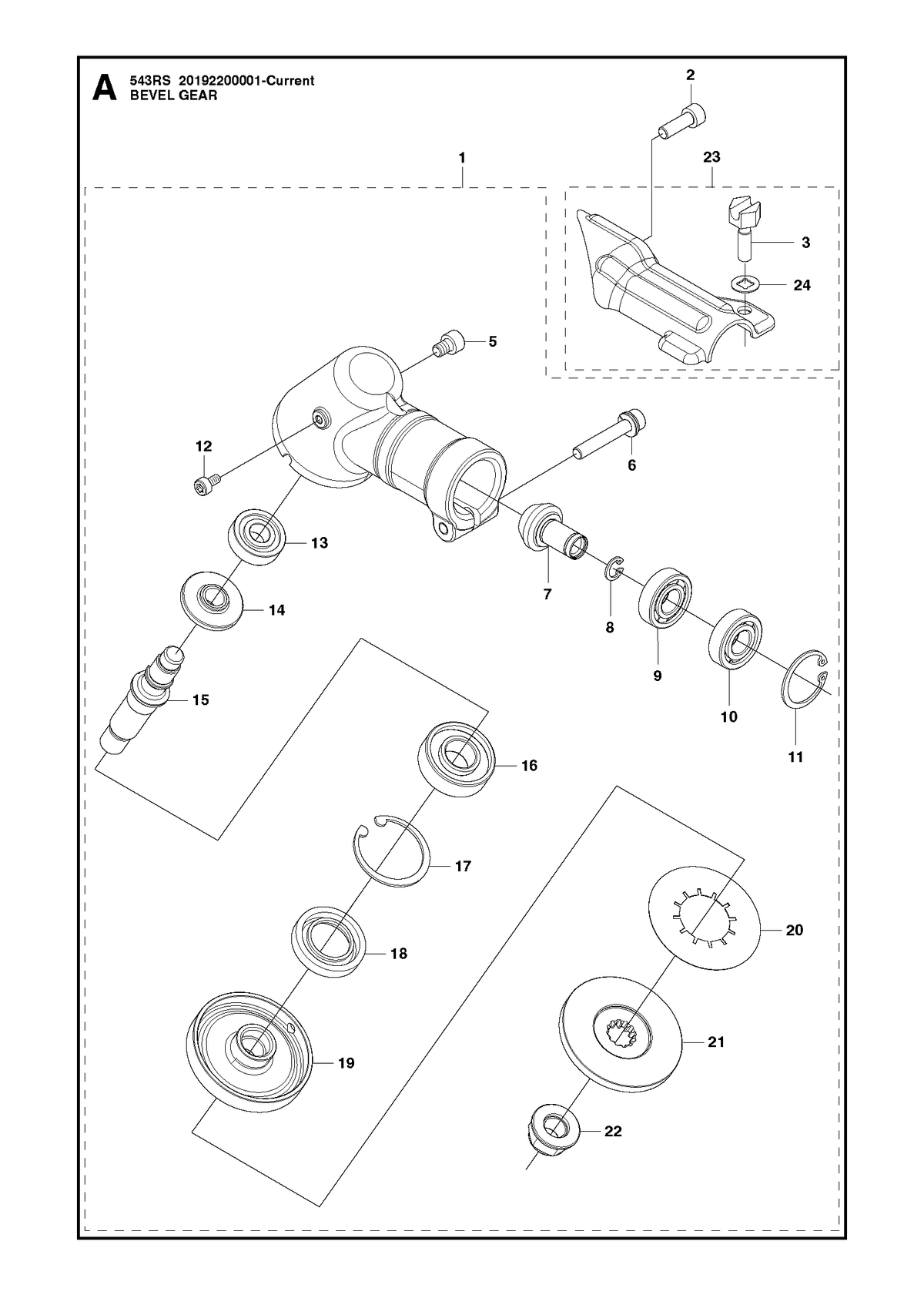 Husqvarna 579076601 onderdelentekening - positie 15