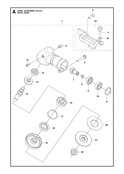 Husqvarna 579076601 onderdelentekening - positie 15
