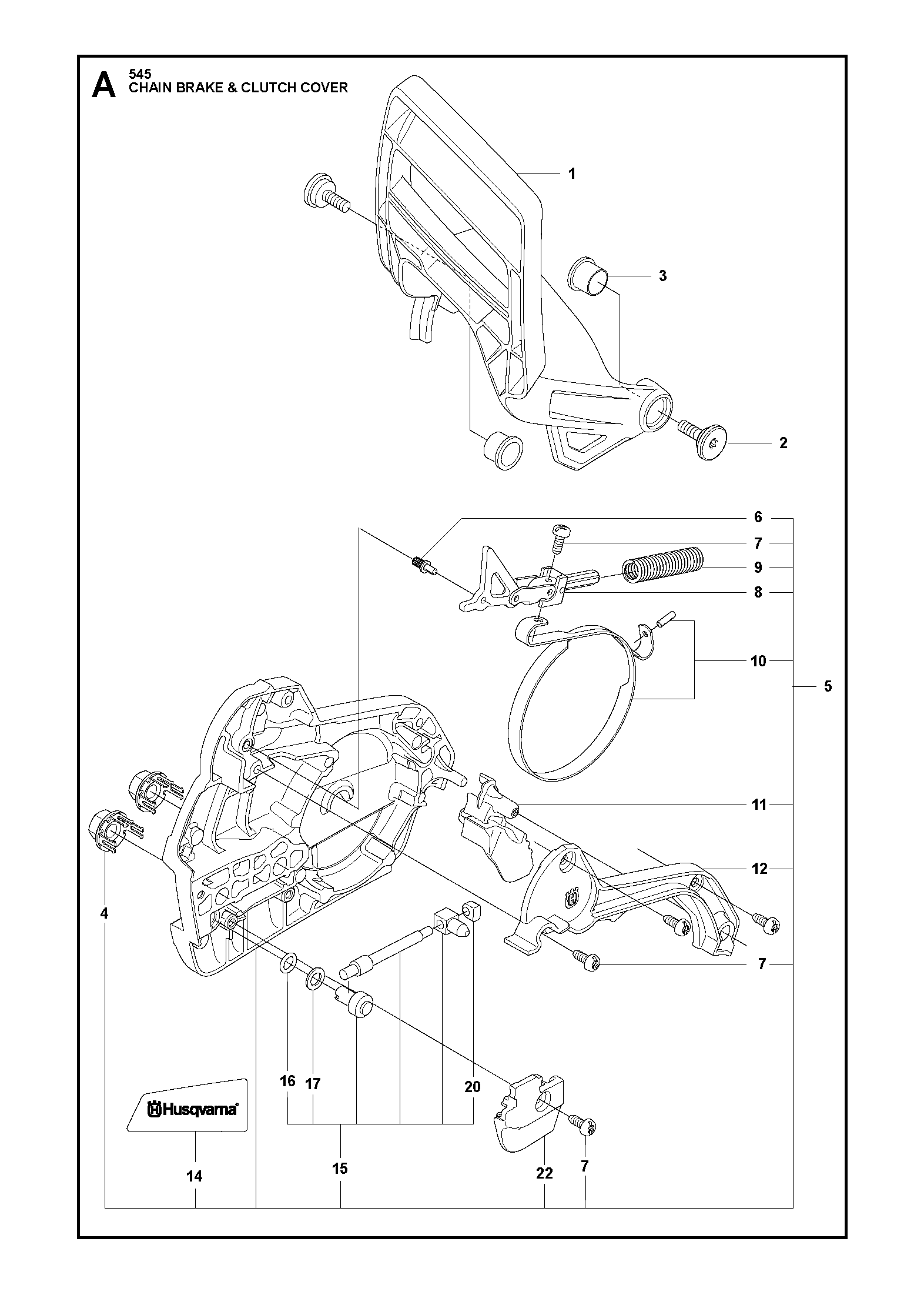Husqvarna 505199701 onderdelentekening - positie 12