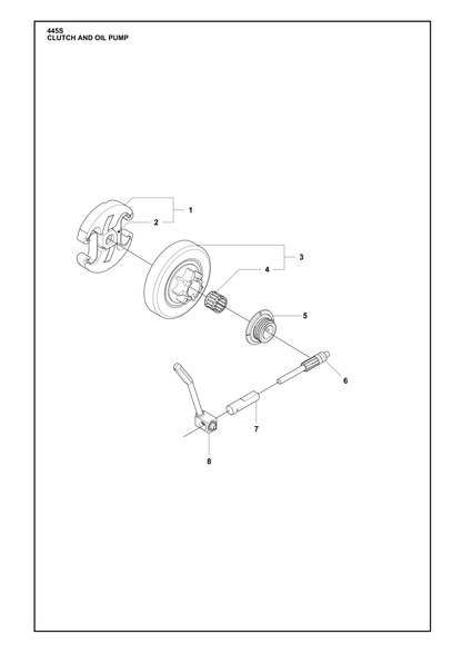 Husqvarna 503931801 onderdelentekening - positie 5