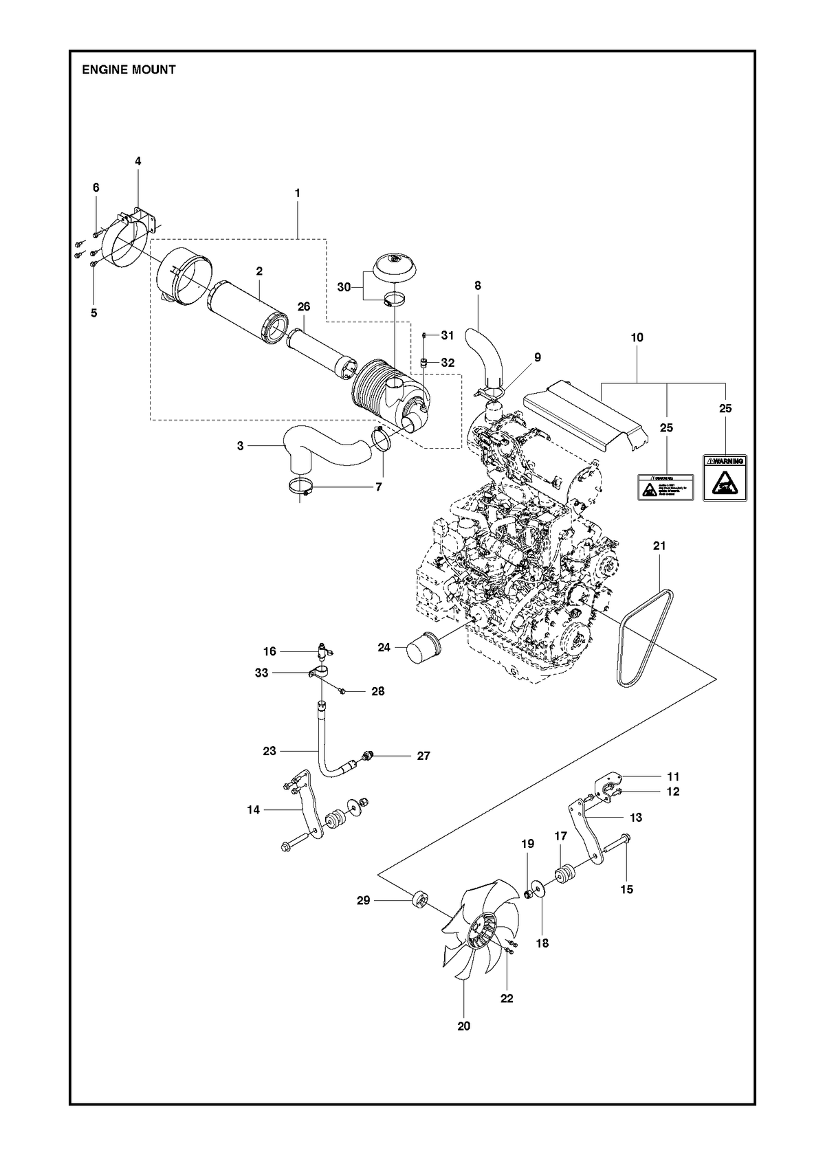 Husqvarna 586831001 onderdelentekening - positie 10