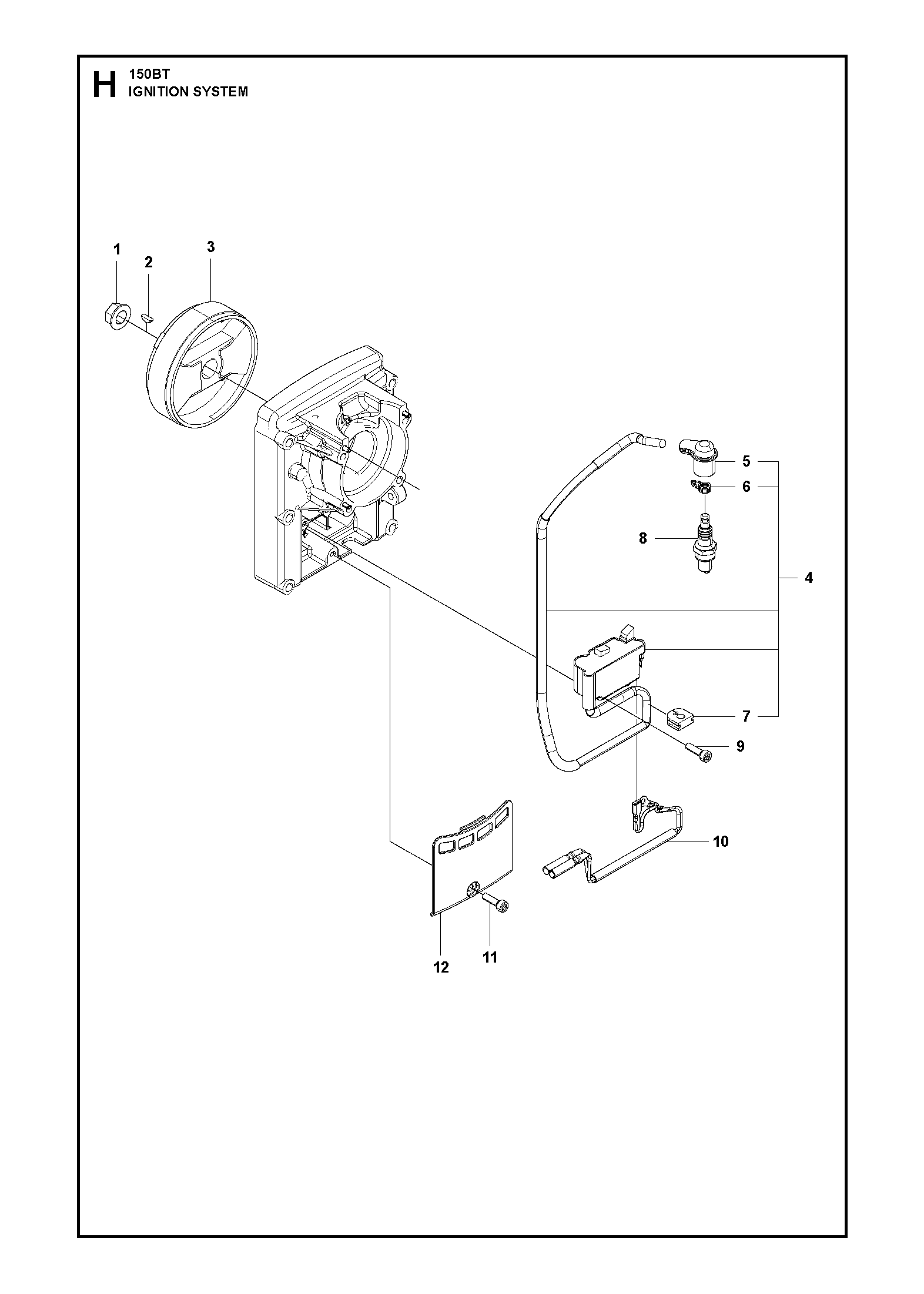 Husqvarna 502846401 onderdelentekening - positie 4
