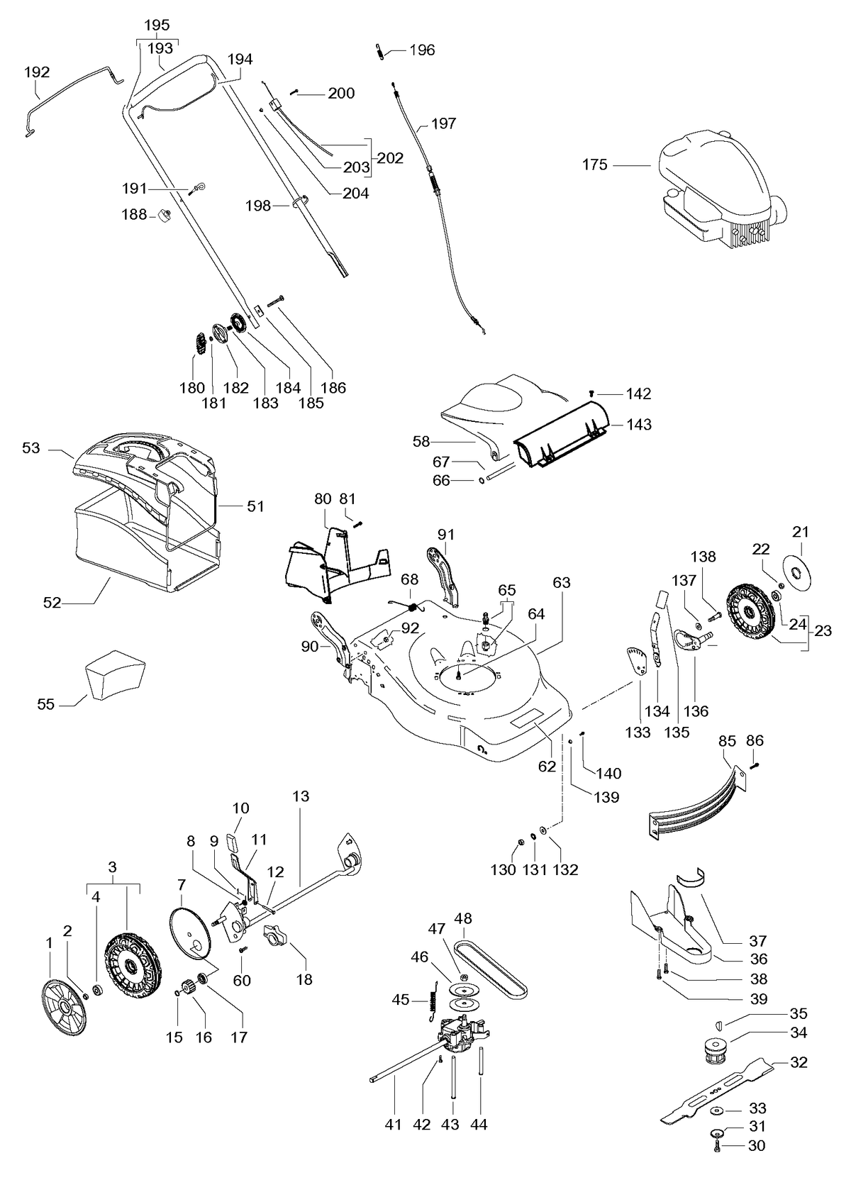 Husqvarna 589008701 onderdelentekening - positie 85