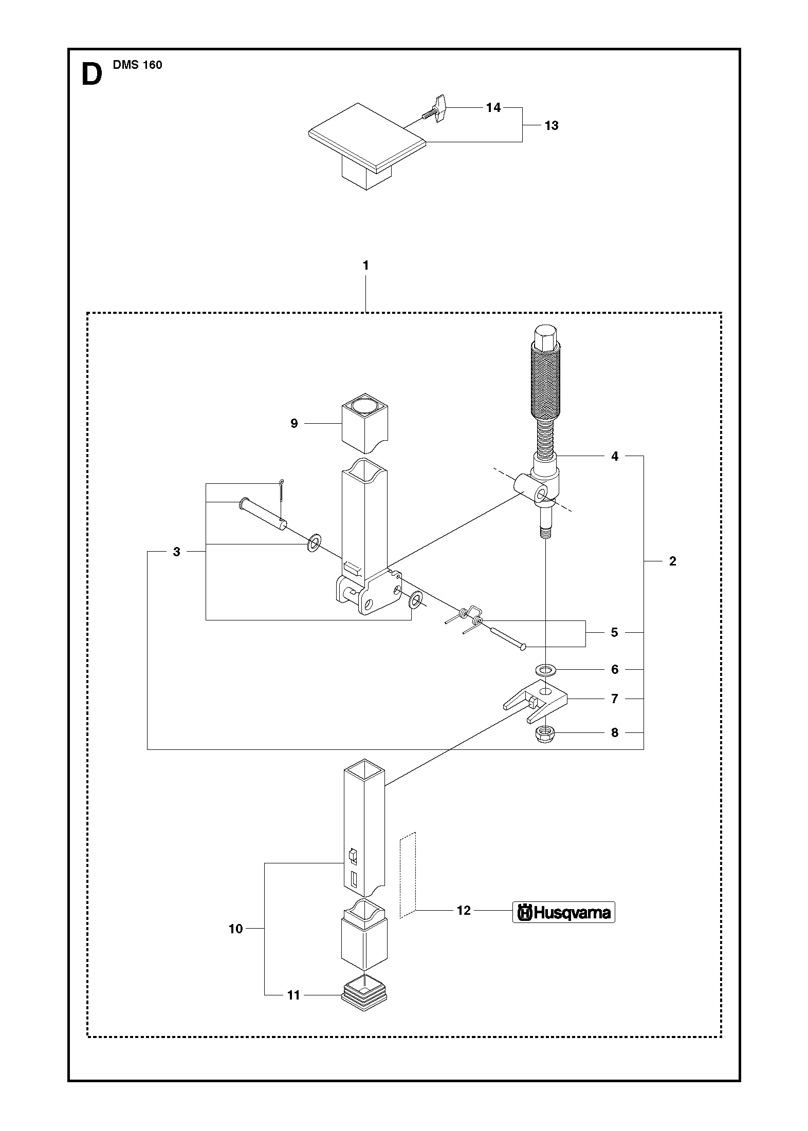 Husqvarna 506408402 onderdelentekening - positie 13
