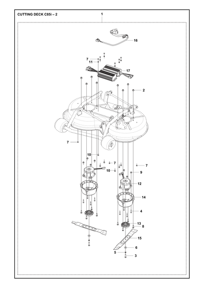 Husqvarna 594925401 onderdelentekening - positie 13