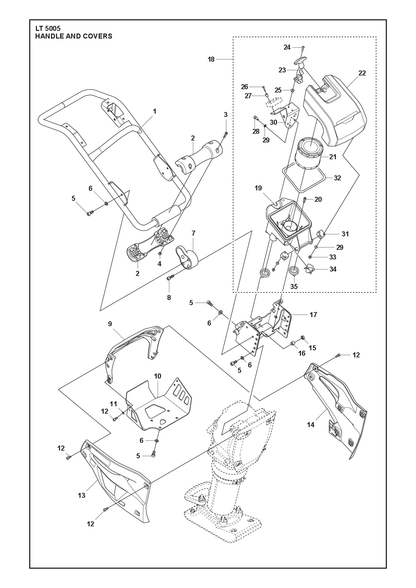 Husqvarna 594959401 onderdelentekening - positie 10