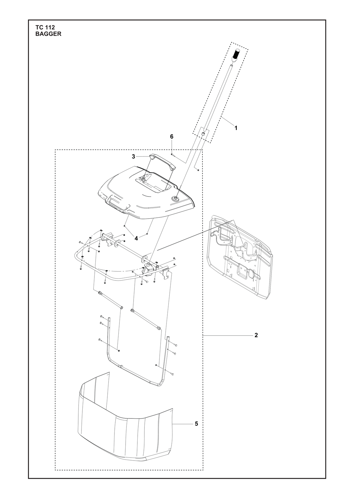 Husqvarna 547042601 onderdelentekening - positie 5