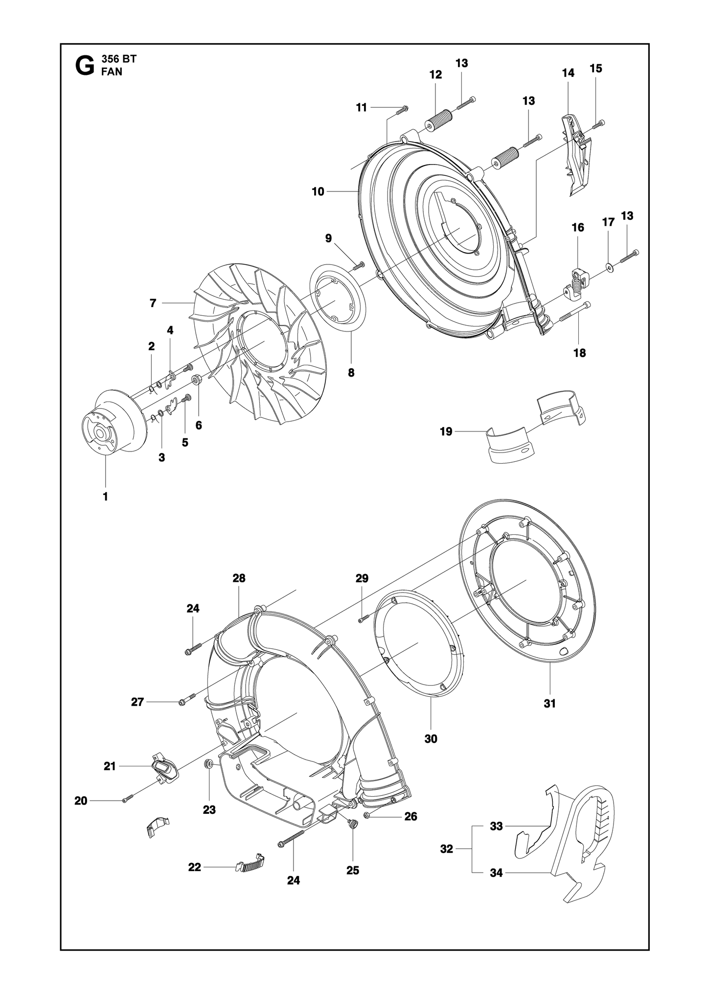 Husqvarna 503791402 onderdelentekening - positie 25