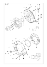 Husqvarna 503216610 onderdelentekening - positie 15