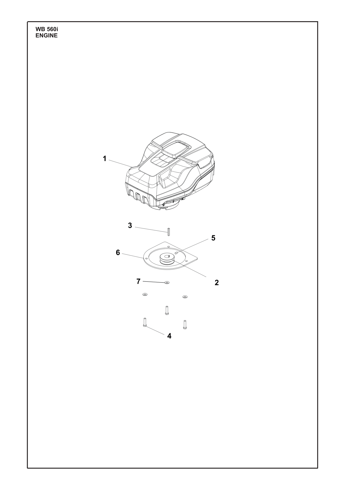 Husqvarna 504456402 onderdelentekening - positie 4