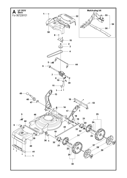 Husqvarna 504048001 onderdelentekening - positie 7