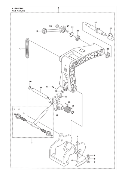 Husqvarna 503767501 onderdelentekening - positie 18