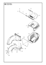 Husqvarna 502245902 onderdelentekening - positie 1