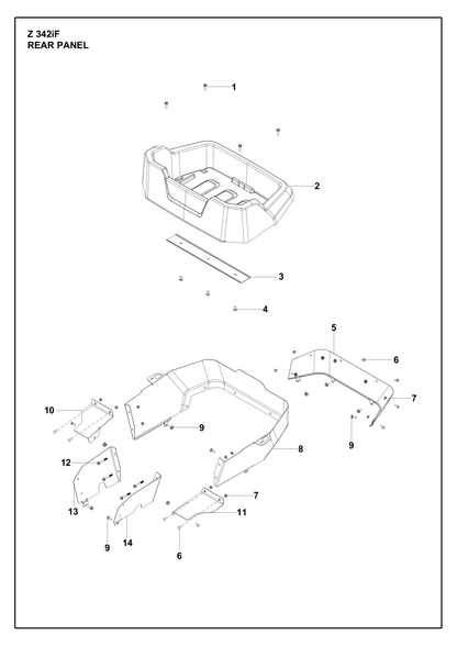 Husqvarna 547724878 onderdelentekening - positie 12