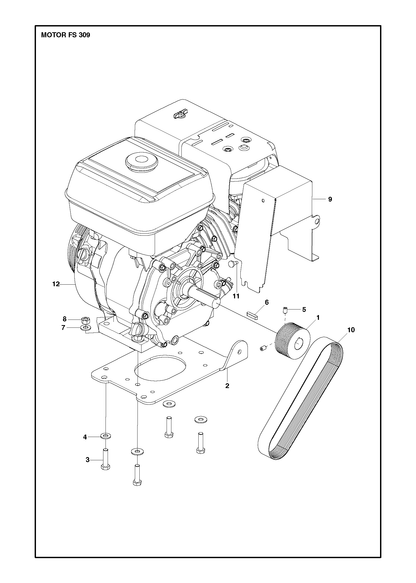 Husqvarna 588768401 onderdelentekening - positie 10
