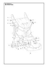 Husqvarna 595757901 onderdelentekening - positie 1