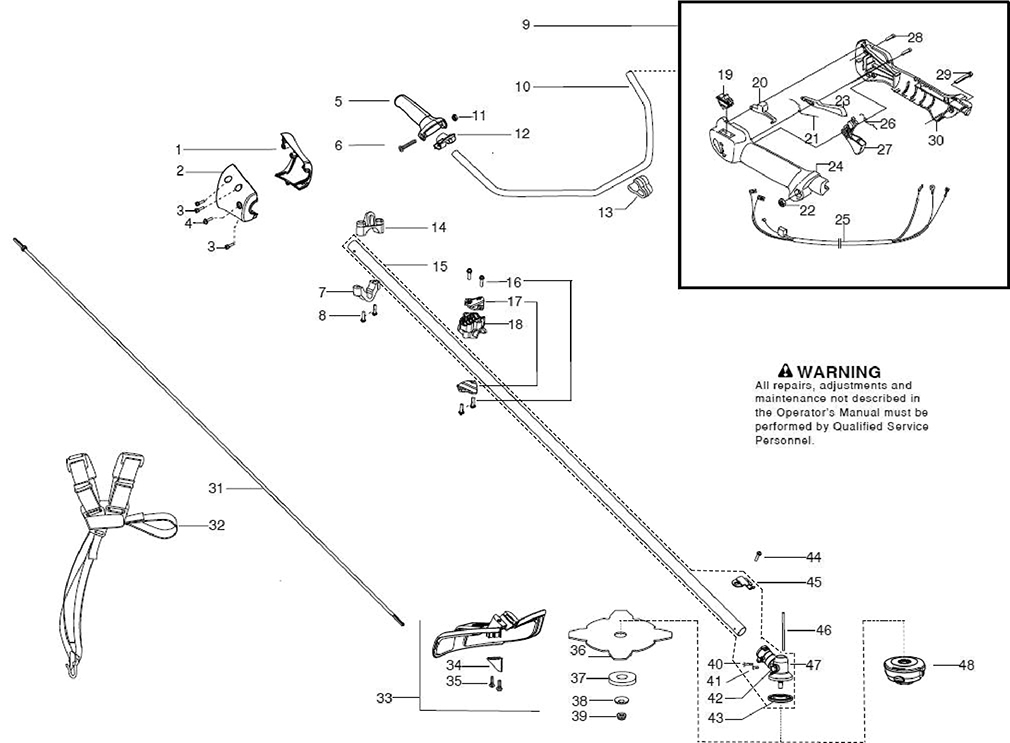Husqvarna 530031159 onderdelentekening - positie 49