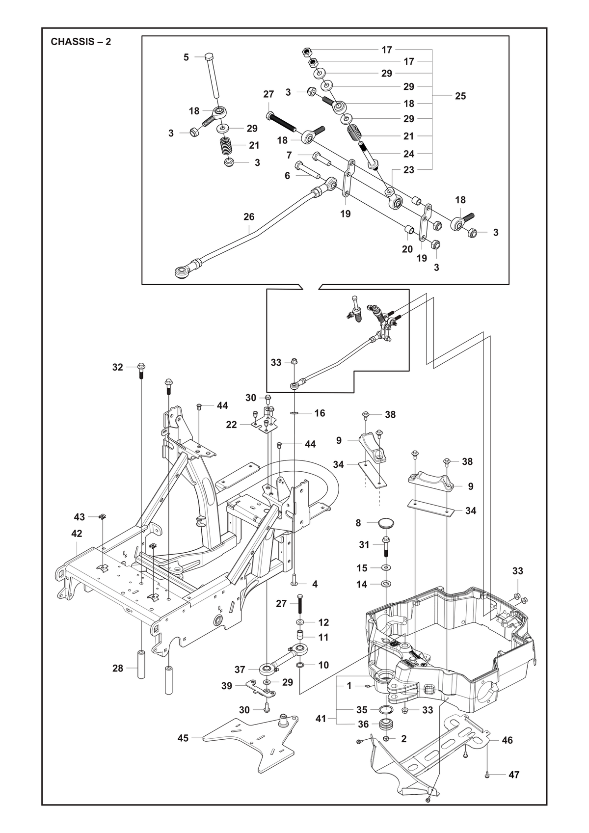 Husqvarna 548444601 onderdelentekening - positie 41