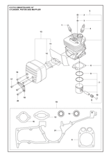 Husqvarna 587829802 onderdelentekening - positie 7