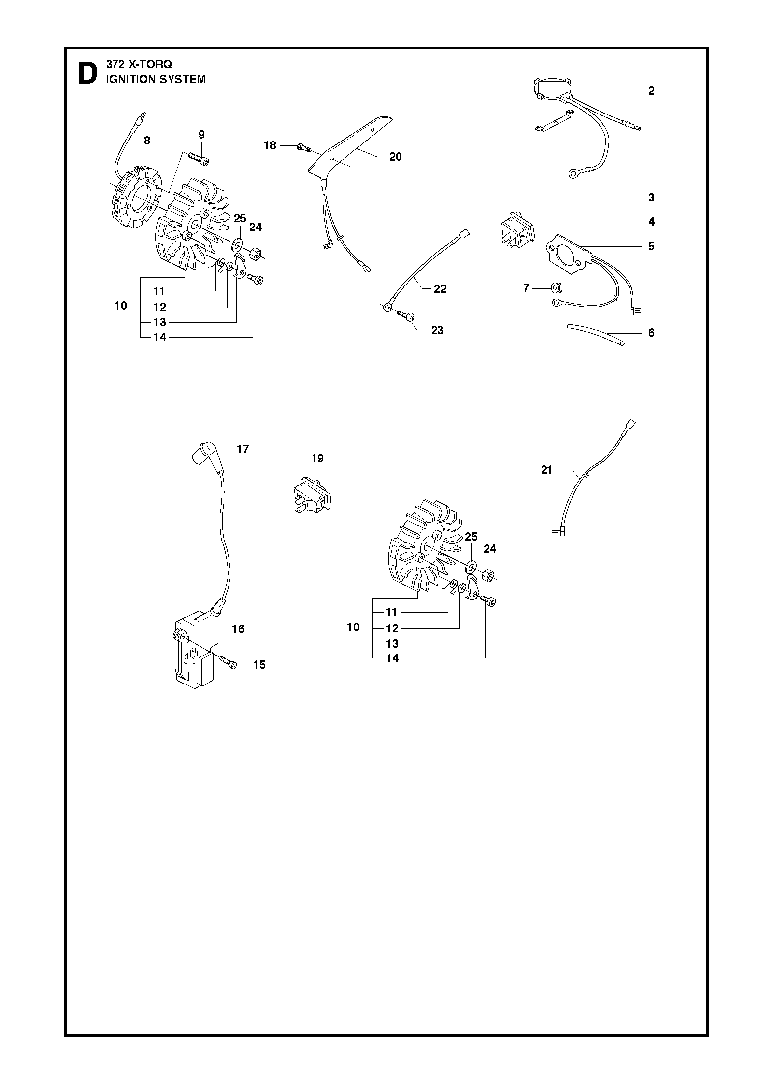 Husqvarna 503238565 onderdelentekening - positie 6