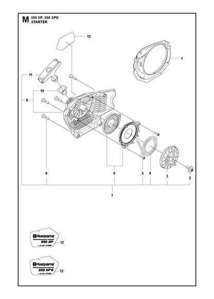 Husqvarna 505157901 onderdelentekening - positie 6