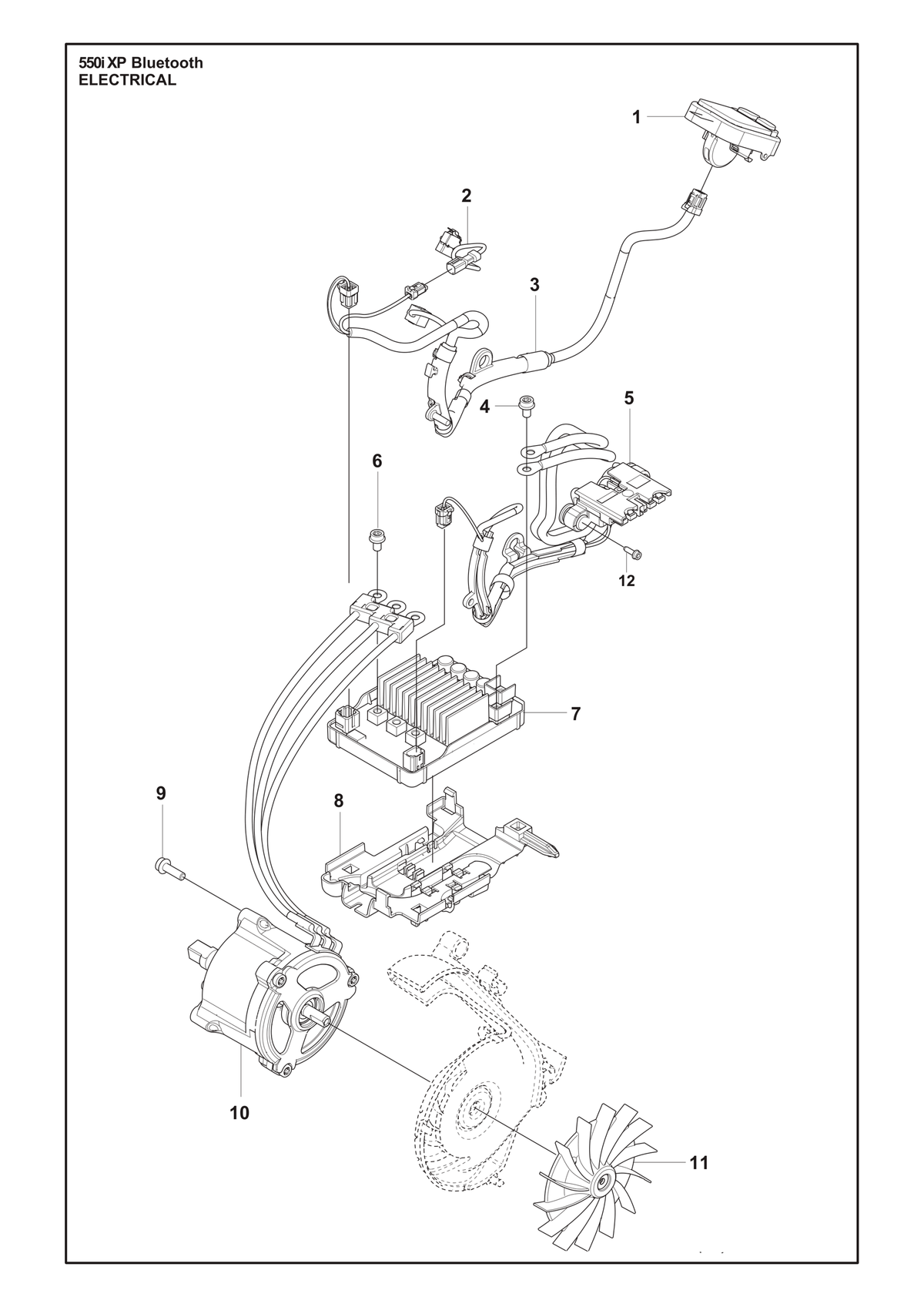 Husqvarna 536855202 onderdelentekening - positie 10