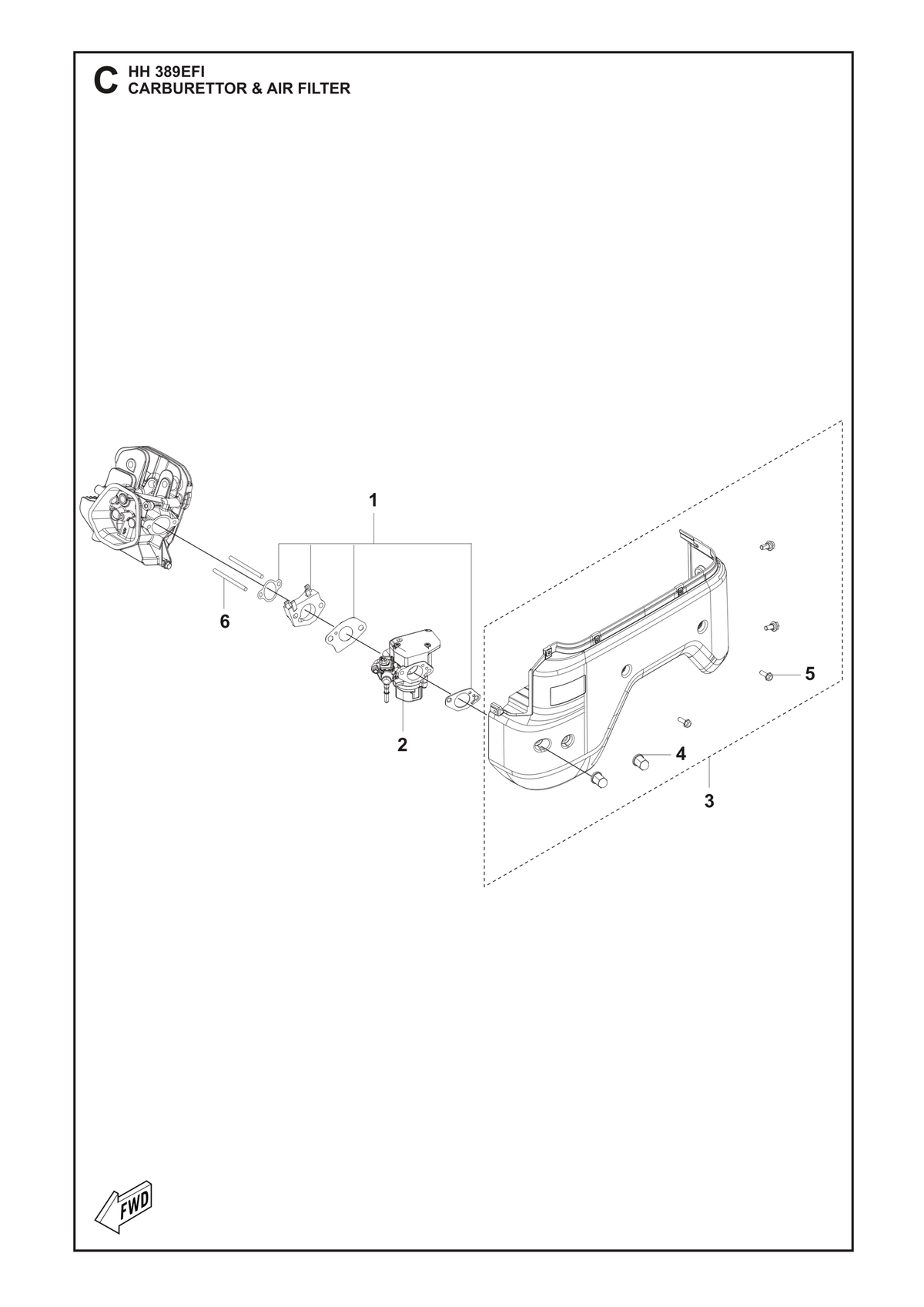 Husqvarna 531146876 onderdelentekening - positie 2