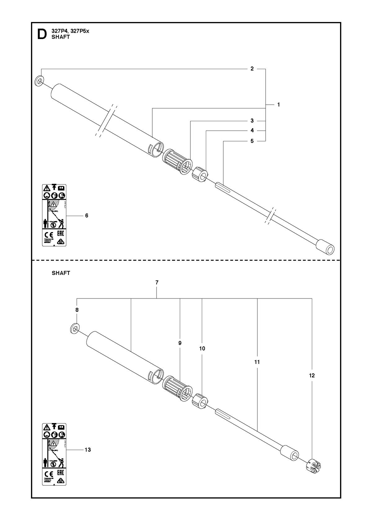 Husqvarna 588629402 onderdelentekening - positie 7