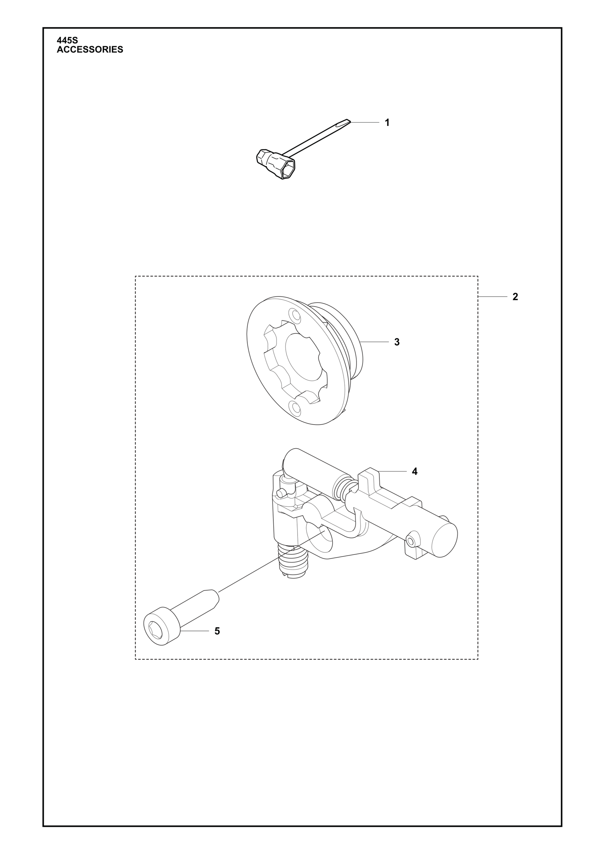 Husqvarna 503217416 onderdelentekening - positie 5