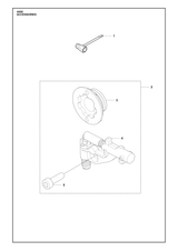 Husqvarna 547051101 onderdelentekening - positie 2