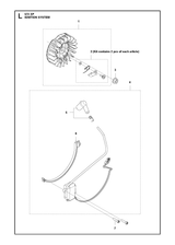Husqvarna 576777201 onderdelentekening - positie 1