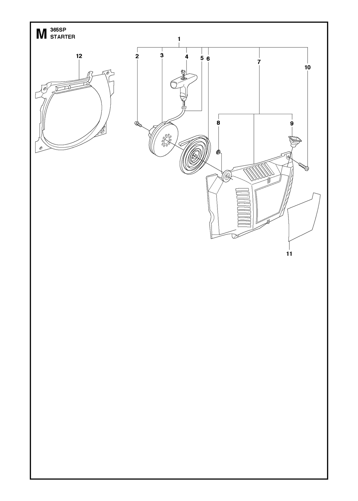 Husqvarna 537230203 onderdelentekening - positie 11