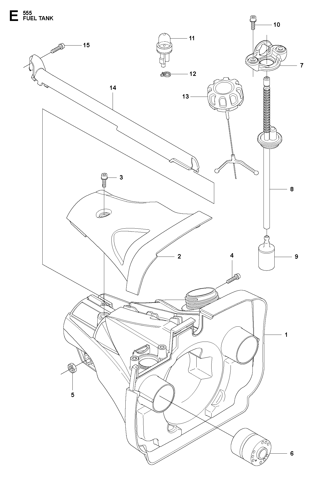 Husqvarna 503200772 onderdelentekening - positie 3