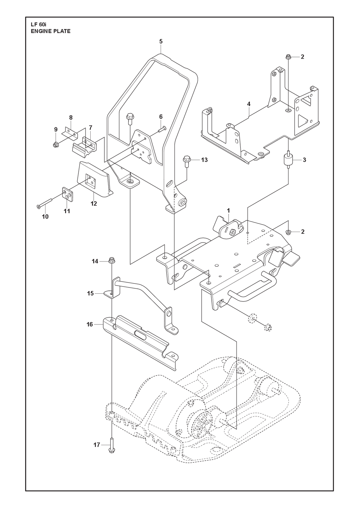 Husqvarna 598125101 onderdelentekening - positie 12