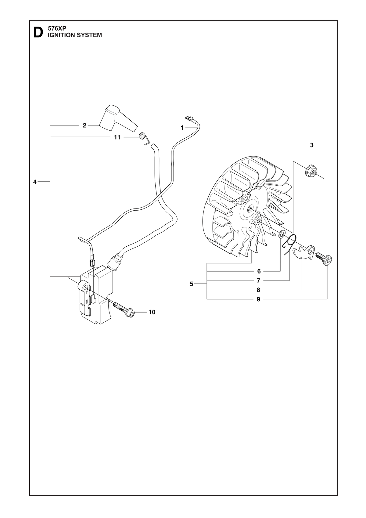Husqvarna 537209601 onderdelentekening - positie 5