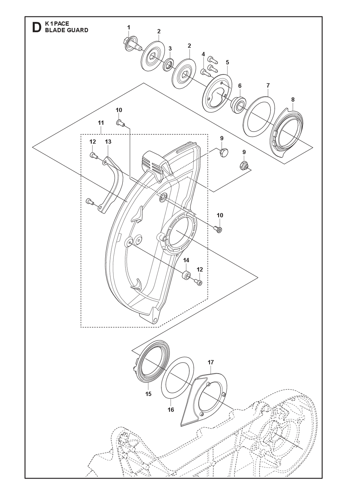 Husqvarna 597759002 onderdelentekening - positie 5