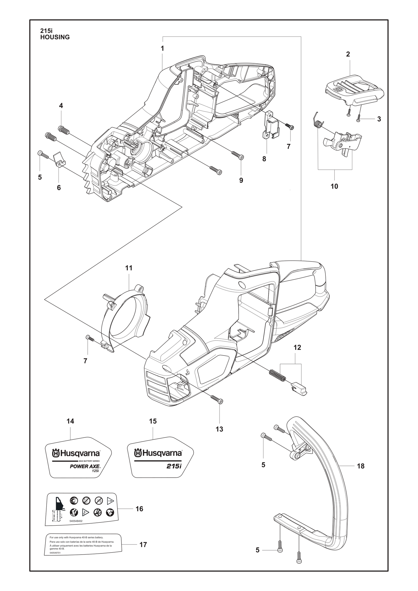 Husqvarna 505288501 onderdelentekening - positie 6