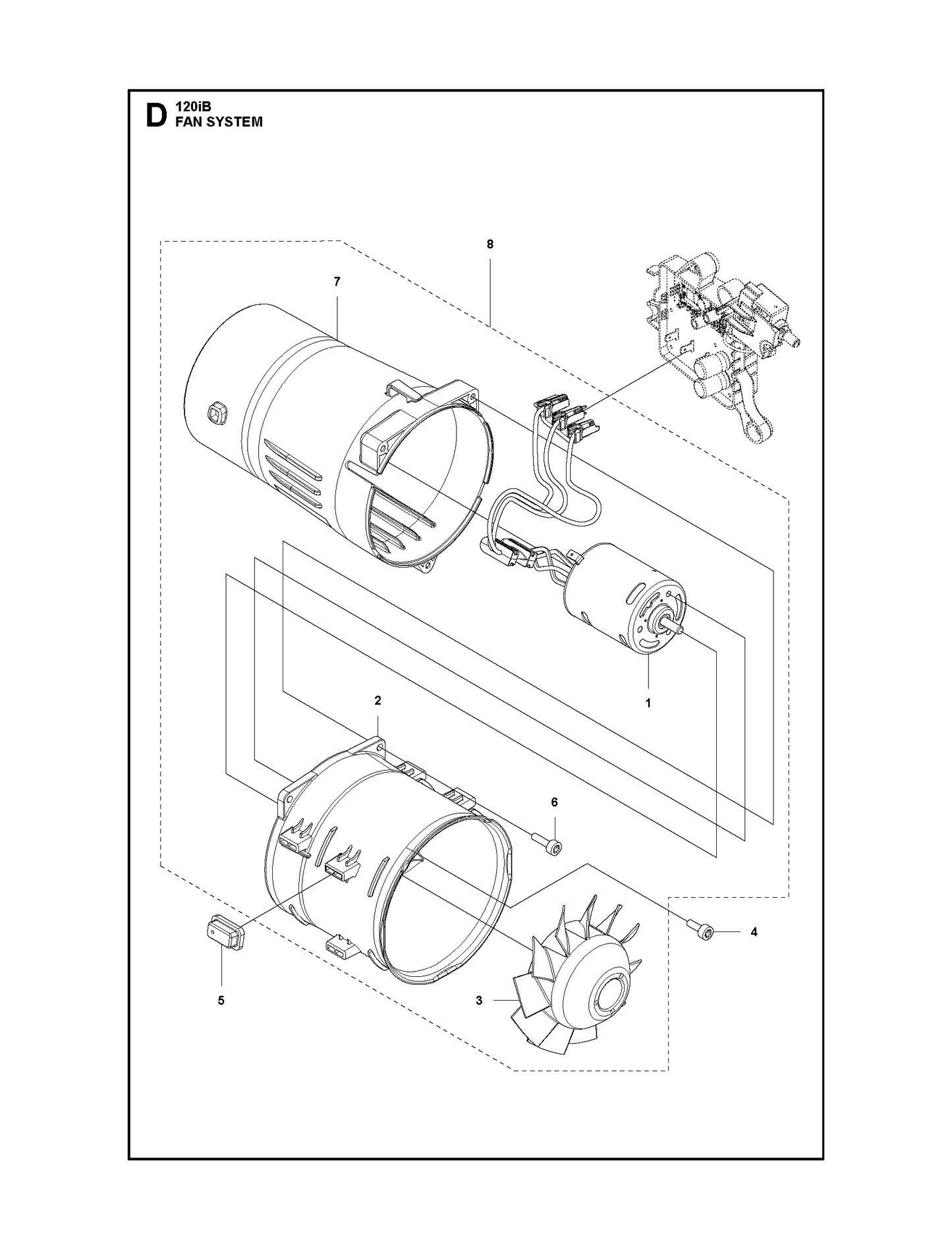 Husqvarna 503202512 onderdelentekening - positie 4