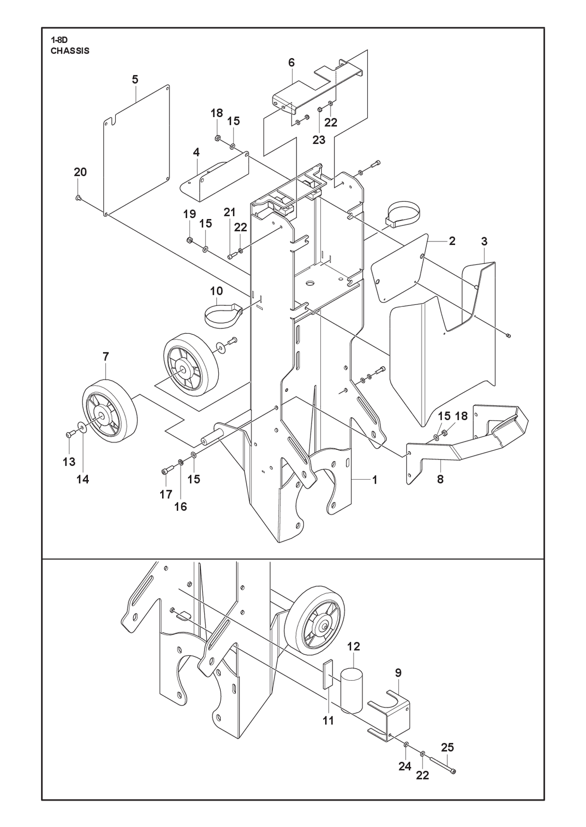 Husqvarna 535076002 onderdelentekening - positie 20