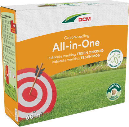 DCM All-In-One Gazonvoeding - 3 KG (60 m2)-keizers.nu