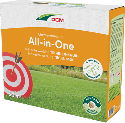 DCM All-In-One Gazonvoeding - 3 KG (60 m2)-keizers.nu