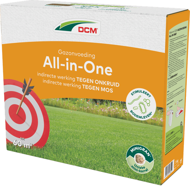 DCM All-In-One Gazonvoeding - 3 KG (60 m2)-keizers.nu