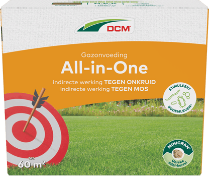 DCM All-In-One Gazonvoeding - 3 KG (60 m2)-keizers.nu