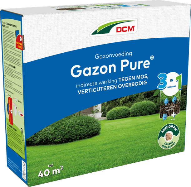 DCM Gazon Pure Gazonvoeding - 3 KG (40 m2)-keizers.nu
