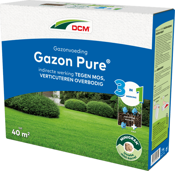 DCM Gazon Pure Gazonvoeding - 3 KG (40 m2)-keizers.nu