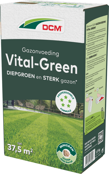 DCM Meststof Vital-Green Gazon - 1.5 KG (37.5 m2)-keizers.nu
